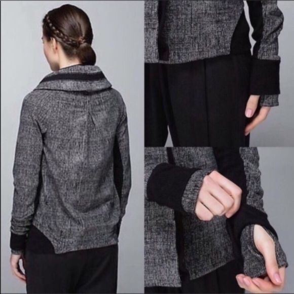 Lululemon To Class Jacket Burlap and Black - Picture 2 of 8